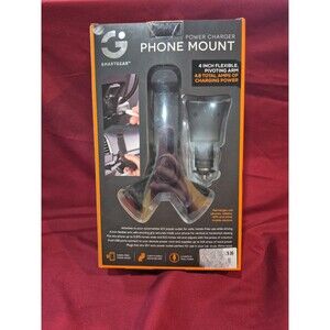 New Power Charger Phone Mount SmartGear Built-In 2 USB Charger Giftable